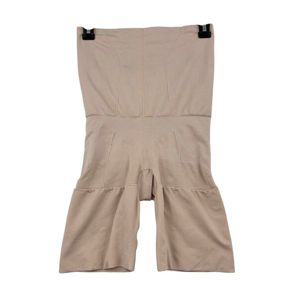 Spanx High Waist Thigh Shaper Size XL Beige Nude Red Hot Control Firming Support - Picture 1 of 7